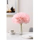 thumbnail image 3 of Paquete de rubor de cabeza de flor de seda de hortensia 5 hortensias artificiales completas con tallo, adecuado para casa de bodas, tienda de fiestas, decoración de baby shower,Blush Sincero  Hogar, 3 of 6