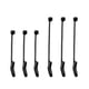 thumbnail image 3 of Gancho 30pcs Mangas de gancho de pesca D Rig Aligner Terminal Aparejos Conectar Carpa Accesorios de Tomshoo Gancho, 3 of 7
