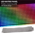 thumbnail image 2 of LED Matrix Panel, WS2812B RGB 832 Pixels Digital Flexible Dot Matrix Individually Addressable LED Display Screen, 2 of 5