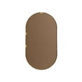 thumbnail image 4 of Metal Frame Oval Mirror 20x36 Inch in Brass, 4 of 12