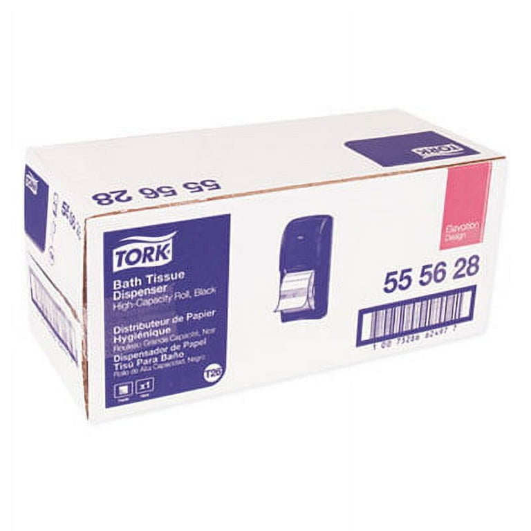 Tork Twin Toilet Paper Roll Dispenser Black T26 - Tork Twin Toilet Paper Roll Dispenser Black T26, High Capacity, Elevation Range, 6.5 Tork Twin Toilet Paper Roll Dispenser Black T26 - Tork Twin Toilet Paper Roll Dispenser Black T26, High Capacity, Elevation Range, 6.5