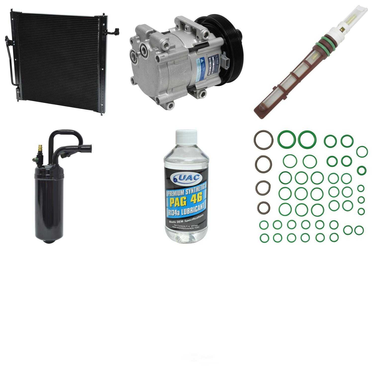Uac Kt 1389A A/C Compressor And Component Kit, 1 Pack Fits select: 1998-1999 FORD RANGER SUPER CAB, 2000-2001 FORD RANGER