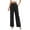 Black, variant on EHQJNJ Female Womens Trousers Petite Casual Womens Wide Leg Dress Pants High Waisted Work Business Casual Long Trousers with Pockets Womens Pants Dressy Casual Pull on Wide Leg Sweatpants