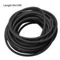 thumbnail image 2 of Uxcell Natural Latex Rubber Tubing 1.6mm ID 3.2mm OD 16ft Black Highly Elastic for Sports Exercise Fitness, 2 of 5