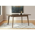thumbnail image 6 of Signature Design by Ashley Contemporary Lyncott Dining Extension Table, Brown, 6 of 7