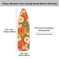 thumbnail image 5 of HELLHERO Extra Thick Ironing Board Cover, Standard Size 15x54, Heat Reflective Full Scorch Resistant Padding, Snug Fit Non-Slip Nose Pocket Fastener Straps Elastic Edges, Retro Pop Floral, 5 of 5