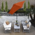 thumbnail image 4 of Astella 92.5" Tuscan Solid Print Hexagon Market Patio Umbrella, 4 of 7