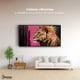 thumbnail image 2 of Cuadro Decorativo Marco Flotante Melena Majestuosa 120x60 Marco Negro, 2 of 3
