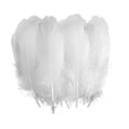 thumbnail image 1 of 100 Plumas Ave Ganso Pavo Decorativa Mide Entre 10cm A 15cm BLANCO, 1 of 5