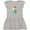 AC-Heather Grey, variant on Inktastic Mermaid Pirate Girls Toddler Dress