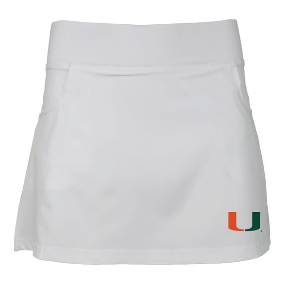 Girls Toddler Garb White Miami Hurricanes Sara Skort