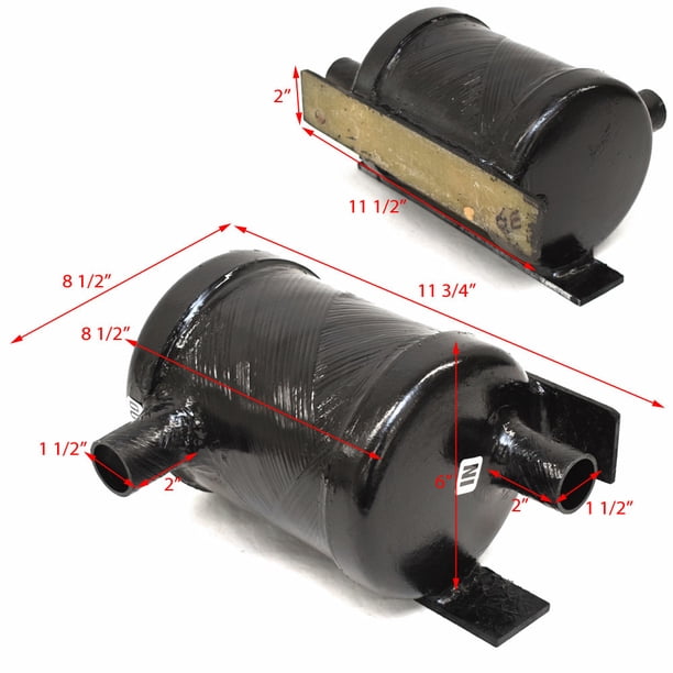 Centek Boat Generator Muffler 1603569 | Vernalift Fischer 1 1/2