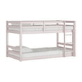 thumbnail image 6 of Living Essentials by Hillsdale Campbell Wood Twin over Twin Floor Bunk Bed, Light Pink, 6 of 13
