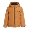 thumbnail image 2 of Timberland Boys' Full Zip Heavyweight Puffer Jacket, Wheat FA21, Medium (10/12), 2 of 2