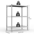 Dextrus 3 Tier Stainless Steel Shelves, Heavy Duty Shelving for Kitchen
