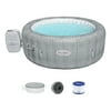 Bestway SaluSpa Honolulu AirJet Inflatable Hot Tub with 140 Jets, Gray