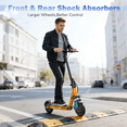 thumbnail image 5 of Electric Scooter for Adults - 350W Motor 10" Solid Tires, up to 19MPH E-Scooter with Dual Suspension, 5 of 7