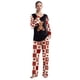 thumbnail image 1 of Pijamas de pareja de Navidad con estampado de dibujos animados, ropa de dormir de manga larga con cuello redondo, ropa de dormir informal para hombre y mujer, ropa de descanso para el hogar, 1 of 4