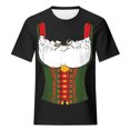 thumbnail image 4 of Pompotops Blouse Décontractée Mode Femme Imprimé Oktoberfest Col Rond T-Shirt Blouse Imprimée Tee Liquidation, 4 of 5