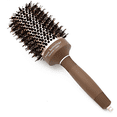 thumbnail image 1 of Cepillo de pelo redondo con cerdas de jabalí, cerámica nanotérmica, tecnología iónica y antiestática, cepillo de pelo con rodillo para secado con secador, 1 of 3