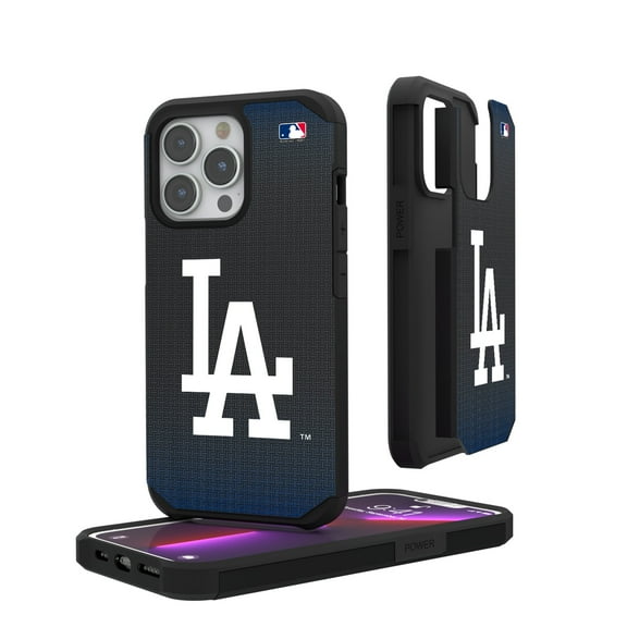 Los Angeles Dodgers Linen Logo iPhone Rugged Case