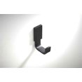 thumbnail image 5 of For Home Towel Robe Hooks Brass Bathroom Coat Hooks, Matte Black - Pack of 2, 5 of 5