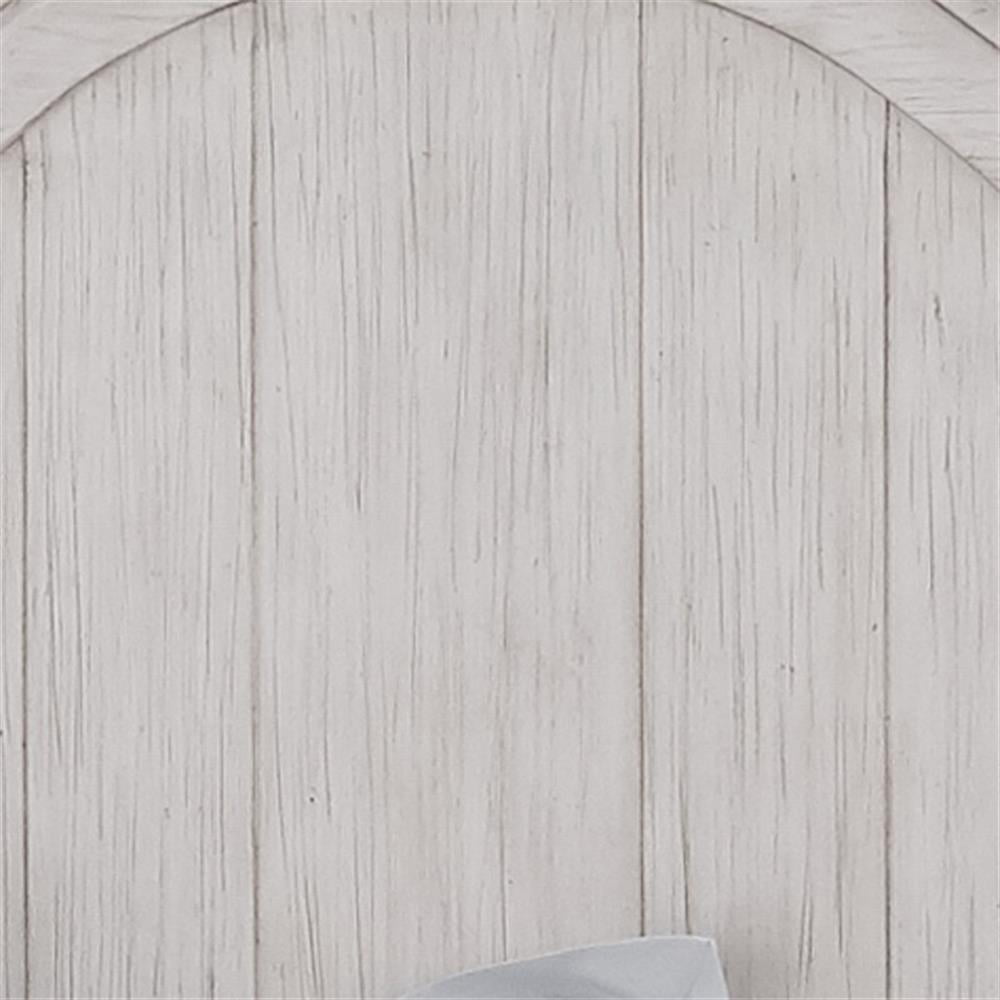 Farmhouse Reimagined White Queen Wood Poster Headboard