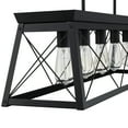 thumbnail image 6 of 5-Light Farmhouse Matte Black Chandelier Industrial Pendant Lighting for Kitchen Island for Dining Room, Living Room, 6 of 8