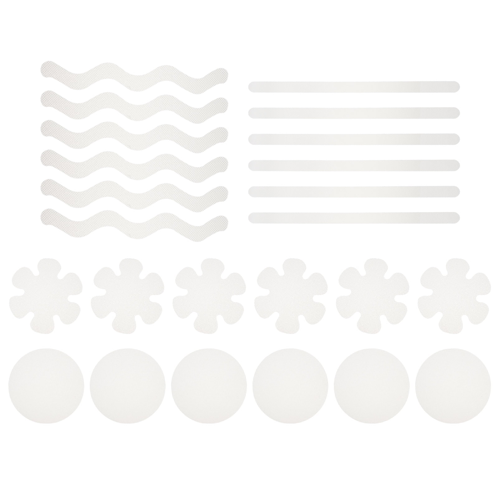 Frcolor Tape Stickers Shower Treads Bathtub Stair Grip Non Flower Tread