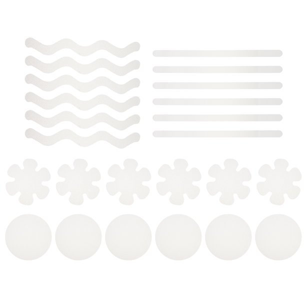 Frcolor Tape Stickers Shower Treads Bathtub Stair Grip Non Flower Tread