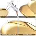 thumbnail image 3 of Stainless Steel Towel Tray Storage Tray Tray Dish Plate Tea Tray Fruit Trays Cosmetics Jewelry Organizer Oval Tray,Shatterproof, 3 of 6
