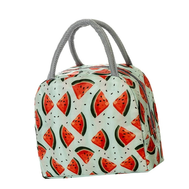 Contenedor de almacenamiento de alimentos, lonchera aislante, bolsa de entrega de alimentos, bolso de viaje, comida Estilo E