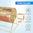 thumbnail image 2 of GSE Games & Sports Expert Raffle Drum, Professional Brass Raffle Ticket Spinning Cage, Holds 5,000 Tickets or 200 Ping Pong Raffle Balls (Available in Small, Medium, Large & X-Large), 2 of 5