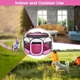 thumbnail image 3 of GASTROPOD Portable Pet Playpen, Foldable Pop-up Dog Kennel Tent for Cat Puppy, 3 of 4