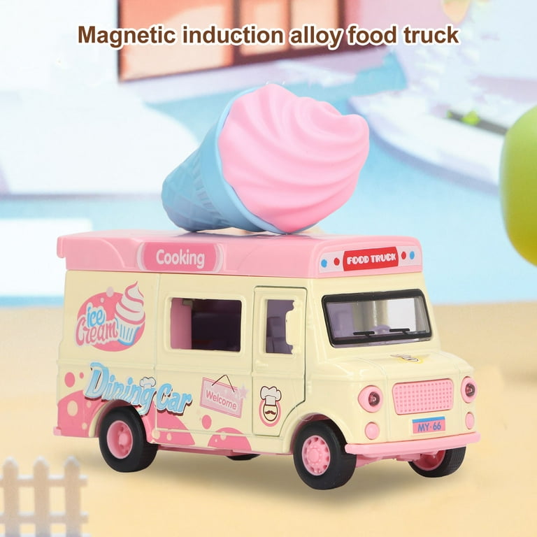 Toy ice cream sales truck with music