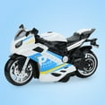 thumbnail image 4 of Children Motorcycle Toy Great Detail Lighting Sound Effects Inertial High Simulation 3D Effect Entertainment Educational Kids Pull Back Motorbike Model Party Favors, 4 of 7