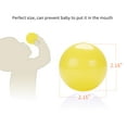 thumbnail image 2 of PlayMaty Play Ball Pit Balls - 2.16inches Phthalate&BPA Free Plastic Balls for Kids Toddlers for Playhouse Play Tent Playpen Pack of 100(Yellow), 2 of 6