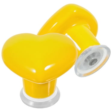 2 Pcs Toilet Flushing Button Helper Assistant Tool Home Tops Handles Copper Ceramics