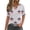 Black, variant on Dyfzdhu 250th Anniversary Usa Shirt T Shirts For Women Fashion Graphic Tees 4Th Of July V Neck American Flag Button Short Sleeve Independence Summer T Shirt