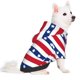 thumbnail image 2 of Fotbe American Patriotic Stars And Stripes Sudadera con Estampado para Perros Pequeños – Suéter con Capucha para Mascotas, Tela Suave de Forro Polar con Bolsillo-X-Large, 2 of 7