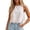White, variant on Fgnfyis Tank Tops for Women Floral Embroidered Sleeveless Tank Round Neck Casual Summer Daily Women's Tops White M