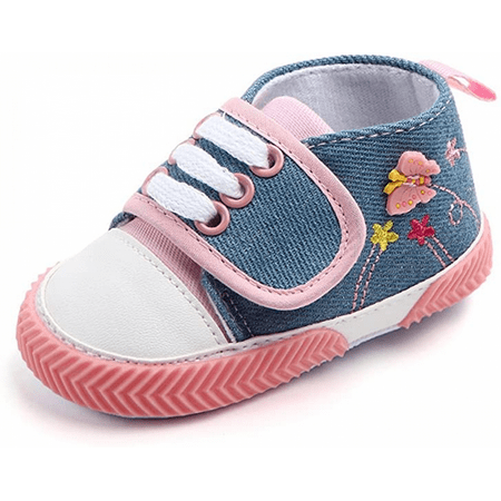 

Wish Baby Boys Girls Sneakers Soft Infant Crib Shoes Anti-Slip Lightweight Toddler First Walkers--- Pink（11cm） S440