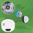 thumbnail image 3 of Motorized Spinning Platform, 360 Degree Rotating Electric Lazy Susan for Enhanced Product Display and Photography (Black), 3 of 4