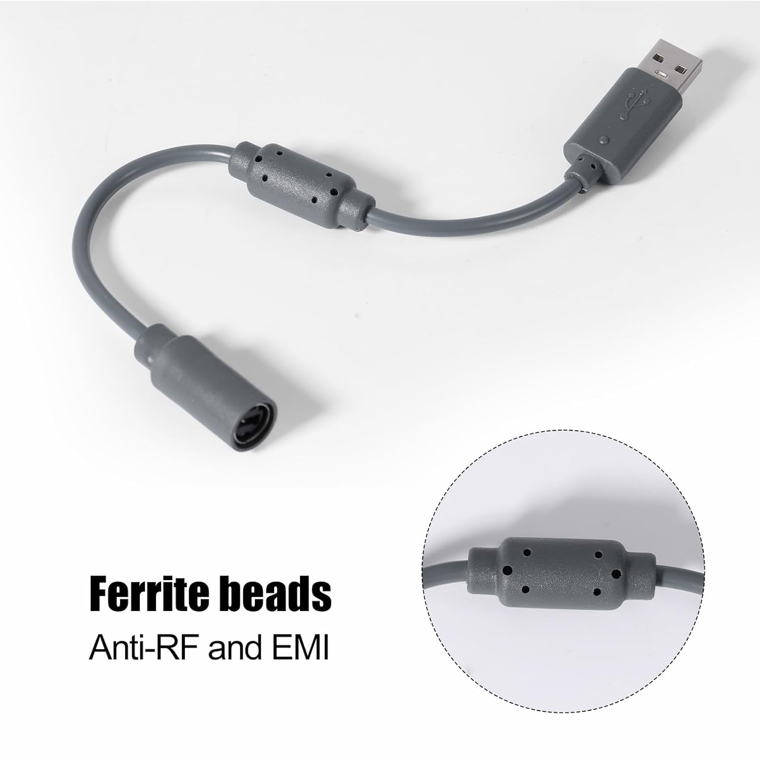 XD3-USB Breakaway Cable, Racing Wheel Cable for Logitech G920 & Ferrari 458 Fast Data Transmission Replacement USB Breakaway Cord Adapter Accessory for Guitar Controller, Game*3
