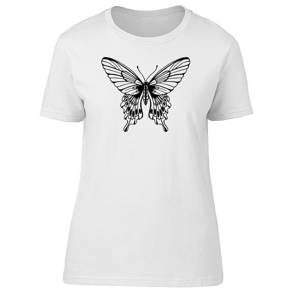 Cute Butterfly Lovely Sketch Tee Women's -Image by Shutterstock