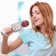 thumbnail image 5 of Xihbxyly La Oferta de Hoy Micrófono Alámbrico Altavoz Bluetooth Todo En Teléfono Móvil Karaoke Micrófono En Vivo-S Couplet Cuatro Tipos de Efectos de Sonido Monitoreo de Oído Real, 5 of 7