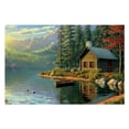 thumbnail image 6 of Shiartex Cabin Lake Boat Wooden Jigsaw Puzzle Challenging Difficult Wood Puzzles for Adults Gift for Family Friends 1000 PCS, 6 of 6