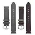 thumbnail image 3 of BISONSTRAP Men's Watch Bands, Hand-Stitched Leather Watch Straps, Quick Release, 22mm, Grey with Silver Buckle, 3 of 6