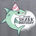 thumbnail image 3 of CafePress - Shark Birthday Sweatshirt - Zip Hoodie, Classic Hooded Sweatshirt with Metal Zipper, 3 of 4