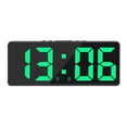 thumbnail image 1 of yuksok Digital Electronic Snooze USB Large Display Dimmer Calendar Green, 1 of 8